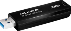 ADATA SC610 ulkoinen SSD-muisti, 2 TB, musta (USB-A)