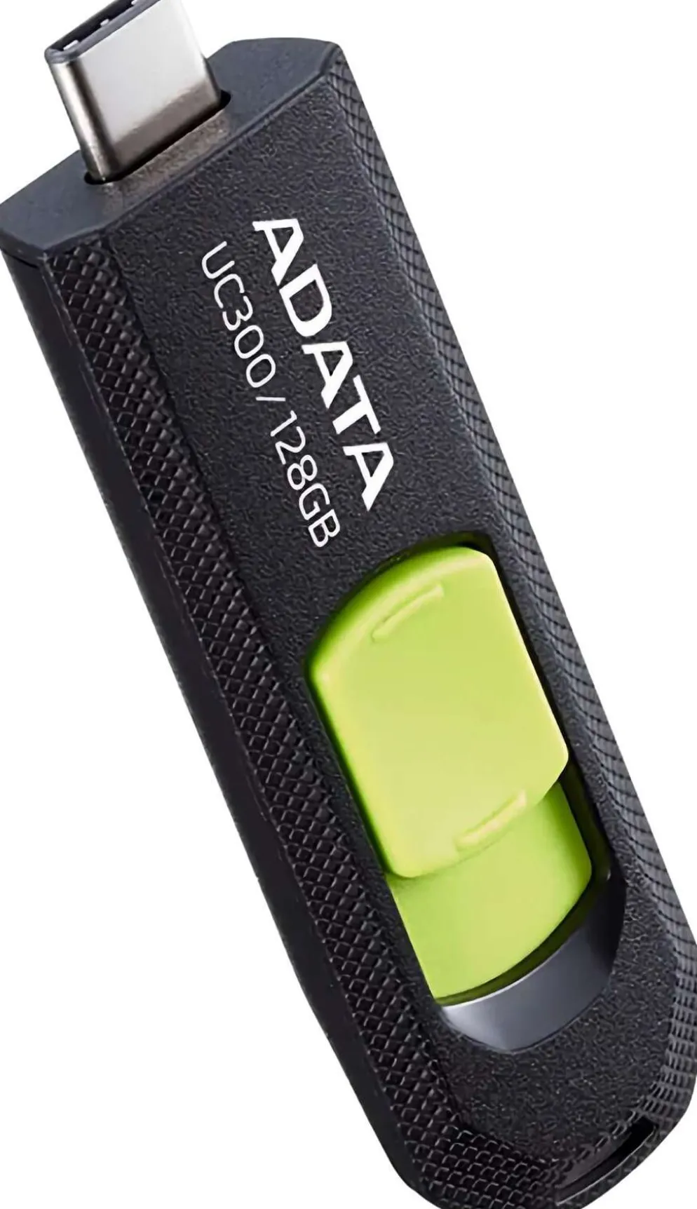 ADATA UC300 USB-muistitikku, 128 GB, musta/vihreä (USB-C 3.2 Gen 1)
