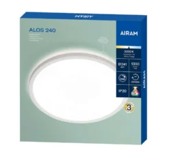 Airam Alos 240 plafondi IP20 15W/930 STEP DIM valkoinen