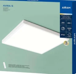 Airam Avira S paneelivalaisin IP20 13W CCT DIM valkoinen