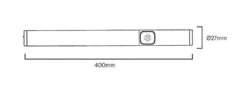 Airam Cabiround kaapistovalo 40cm 3CCT 210lm