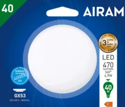 Airam LED polttimo 4,9W 470LM GX53 4000K