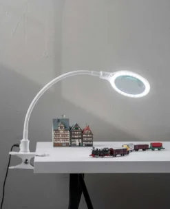 Airam Loop Clip 3D pöytävalaisin 6W/865 480lm valkoinen