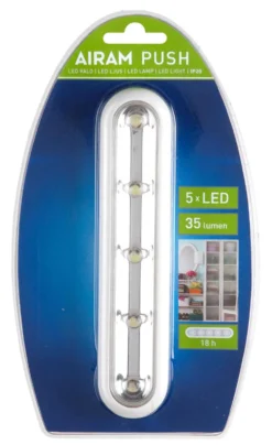 Airam PUSH LIGHT 5 LED