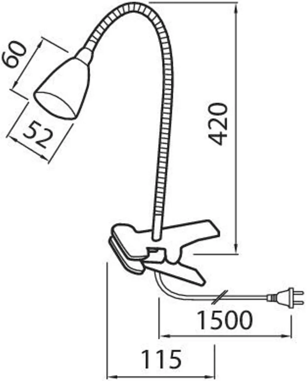 Airam Stella Clip IP20 3W/830 280lm valkoinen