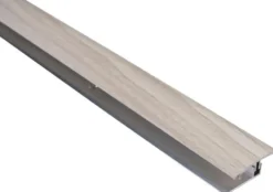 ALAKISKOKIINNITTEINEN SAUMALISTA 3,5-6,5X34X1000 VALKOTAMMI, SILIKONINEN ASKELVAIMENNUS, ALU-660321-1000