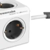 Allocacoc jatkojohto powercube 4-os 1.5m schuko+2-USB+kiinnike