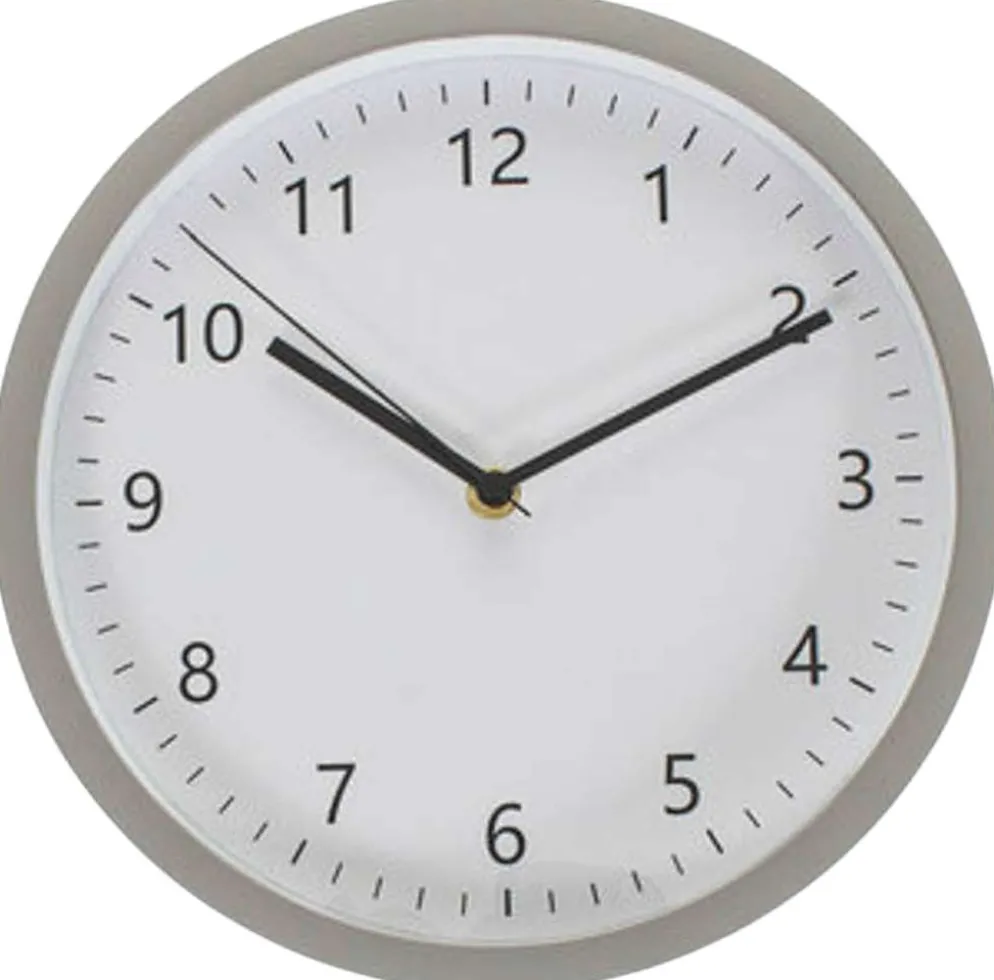 AmandaB seinäkello 25cm harmaa