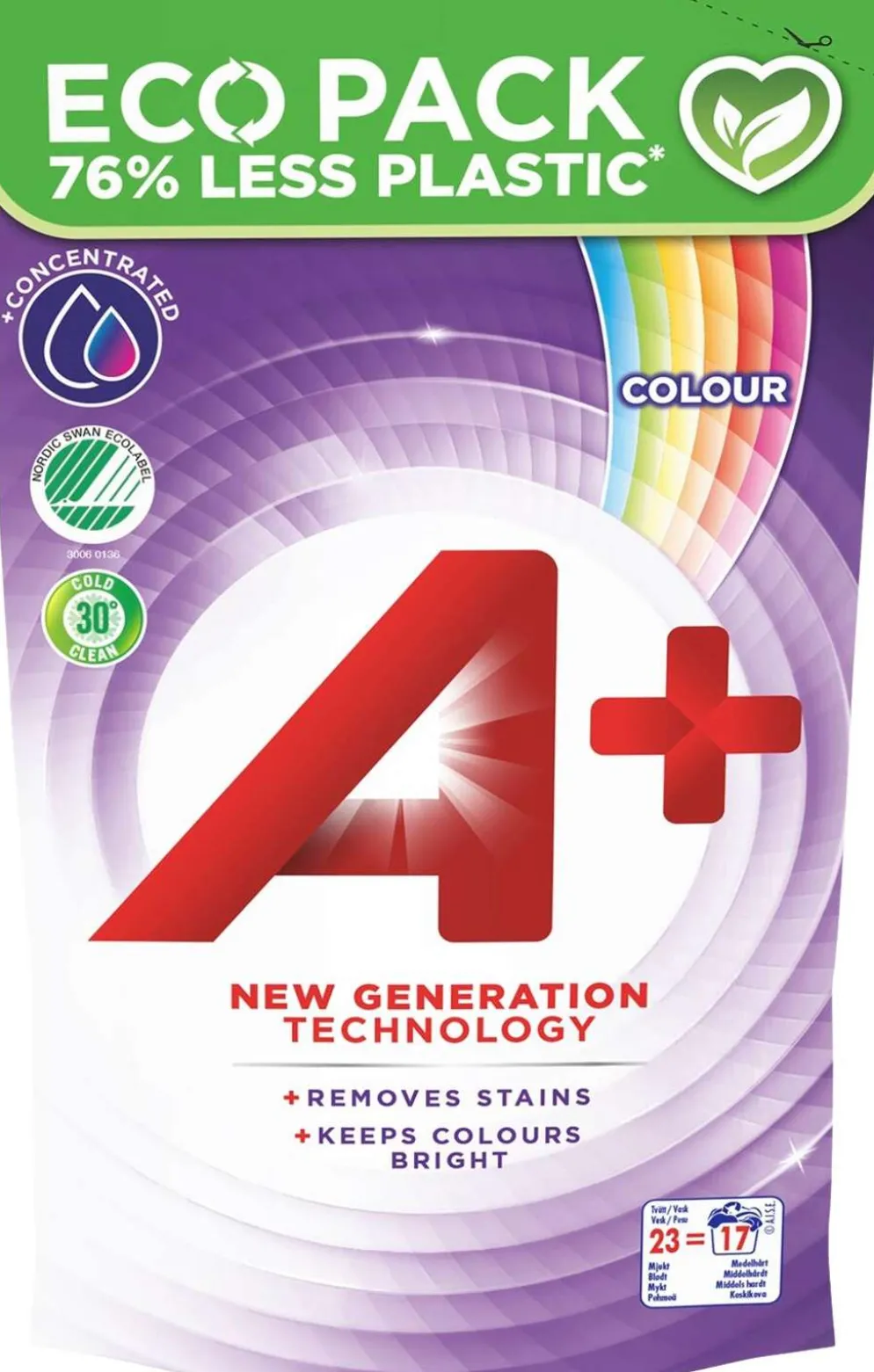 A+ 920ml Color pyykinpesuneste täyttöpakkaus