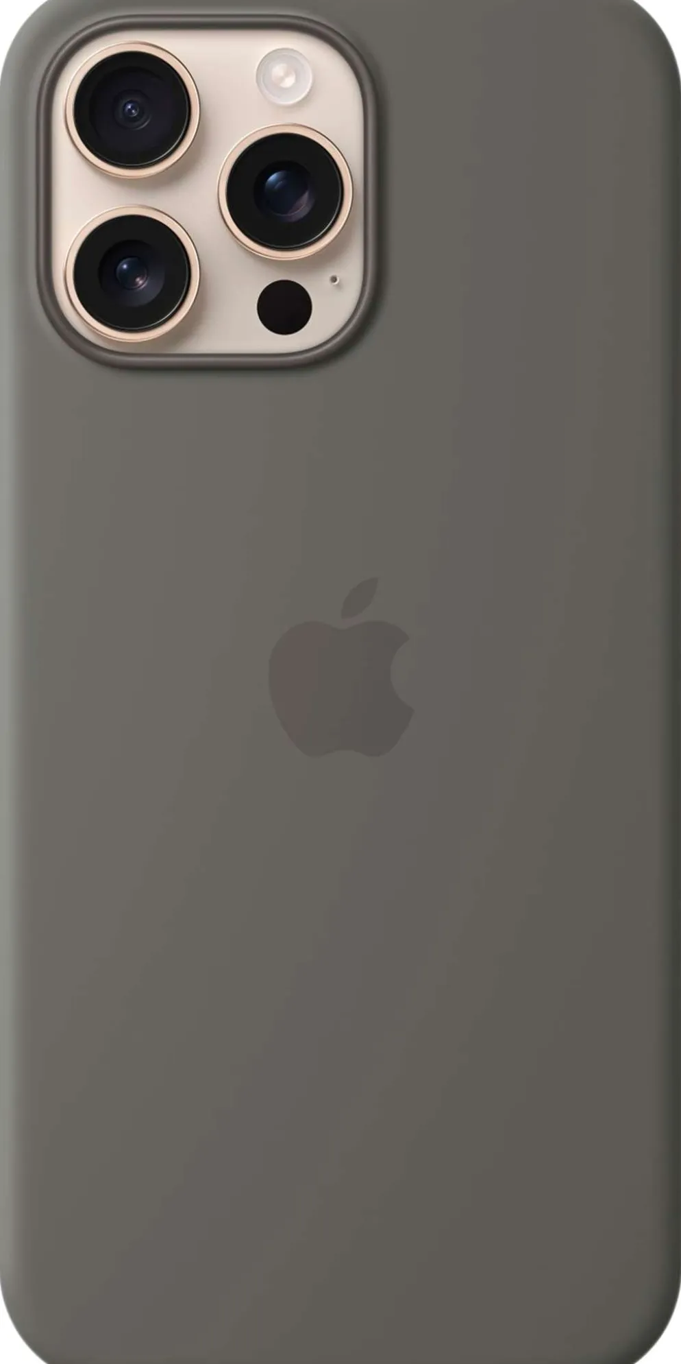 Apple iPhone 16 Pro Max silikoni suojakuori - Stone Gray