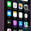 Apple iPhone 16 Pro silikoni suojakuori - Plum