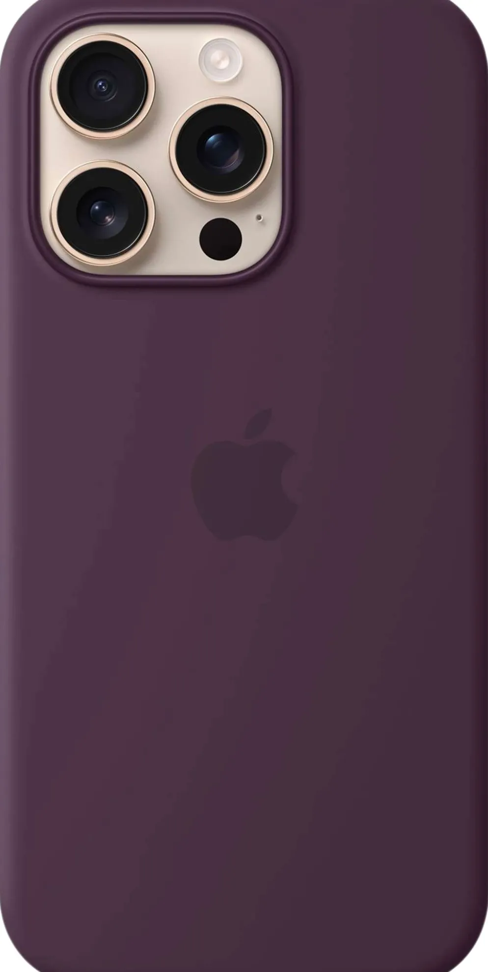 Apple iPhone 16 Pro silikoni suojakuori - Plum
