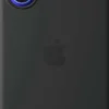 Apple iPhone 16 silikoni suojakuori - Black