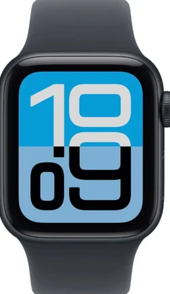 Apple Watch SE 3 GPS + Cellular 44mm yönsininen alumiinikotelo, yönsininen sport ranneke - M/L - MEPJ4QN/A