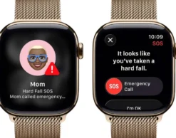 Apple Watch Series 11 GPS + Cellular 42mm kultatitaani kotelo, kultatitaani Milanese ranneke - MF8Y4QN/A