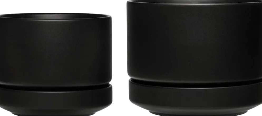 Arabia kukkaruukku SN 16cm matta musta
