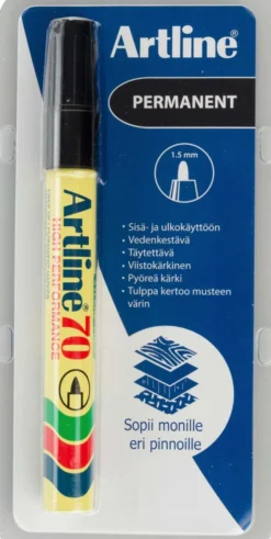 Artline huopakynä 70 1,5mm musta