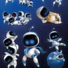 Astro Bot A5 kierremuistikirja displayssa, sis. Tarroja