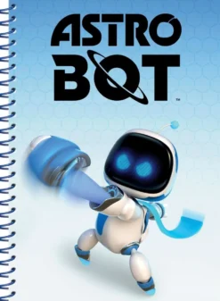 Astro Bot A5 kierremuistikirja displayssa, sis. Tarroja