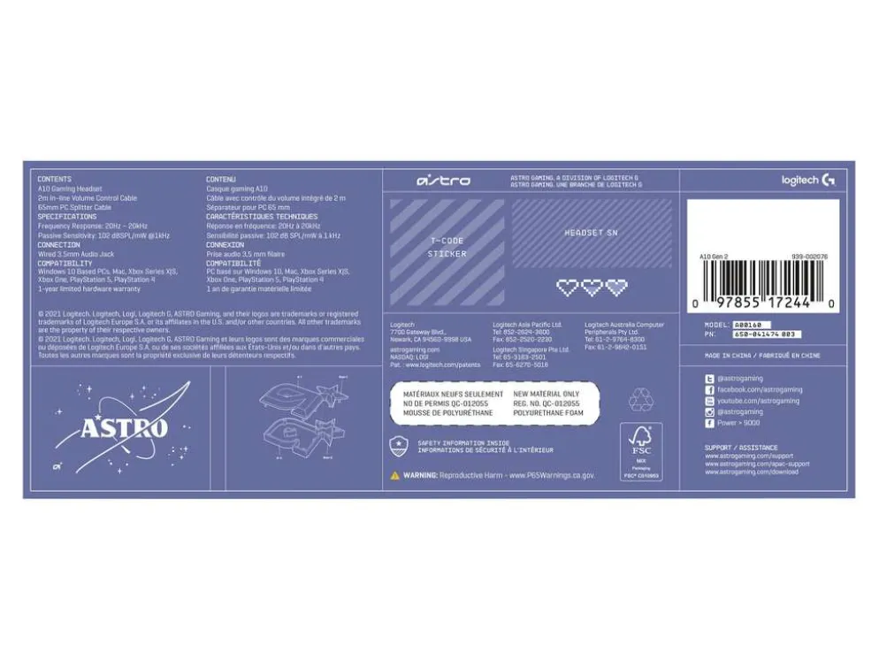 Astro pelikuuloke A10 PC Astro