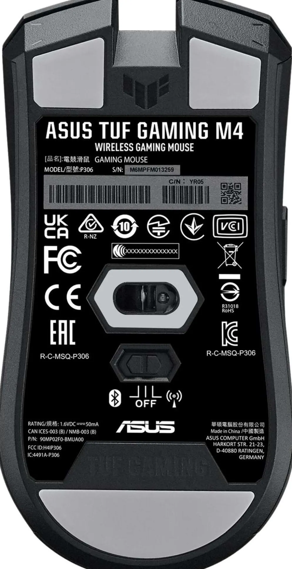 Asus Pelihiiri TUF Gaming M4 Langaton