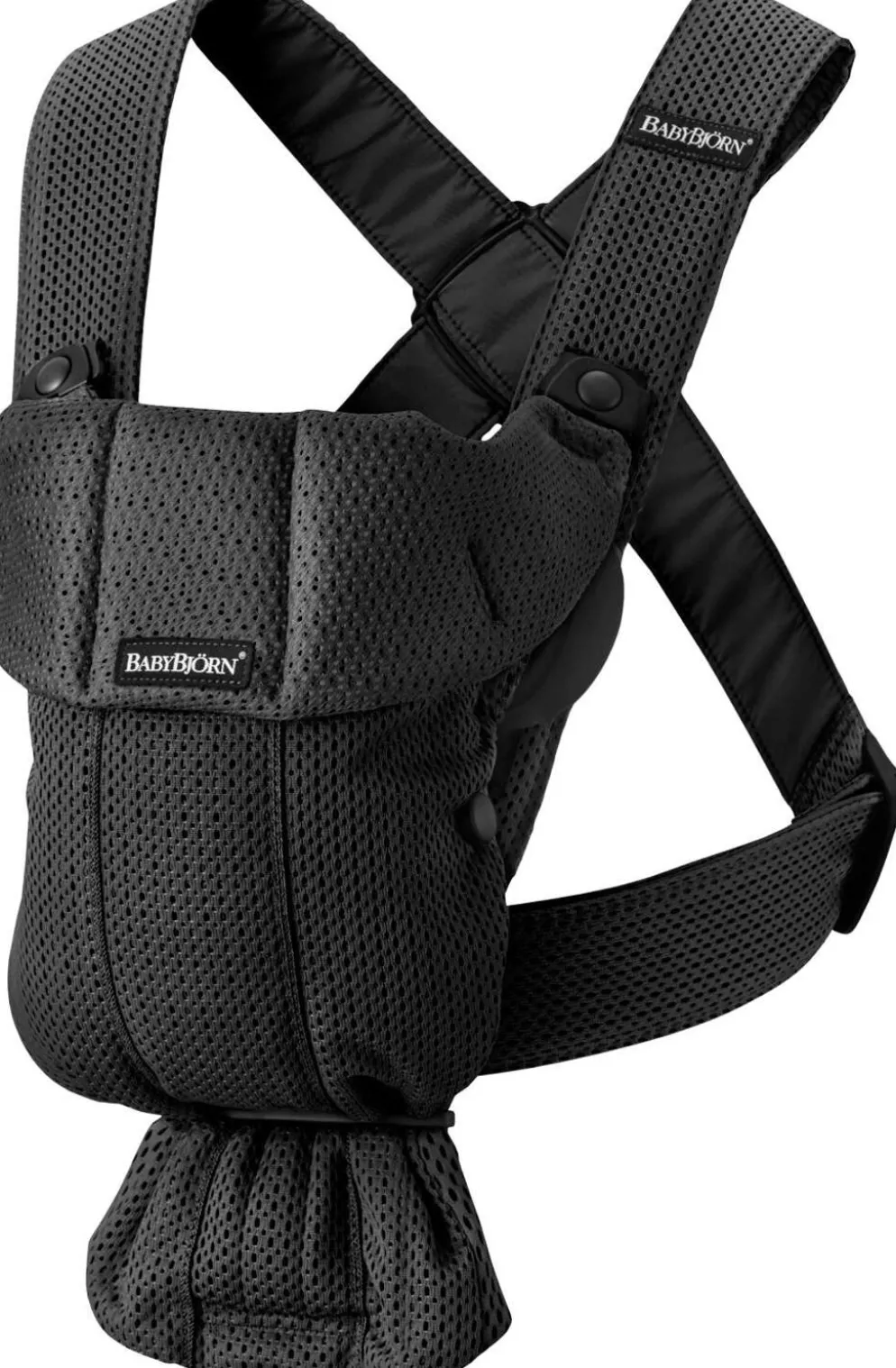 BabyBjörn vauvan kantoreppu mini - 3d mesh, musta