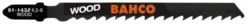 Bahco pistosahanterä puulle 100 mm 10 Tpi