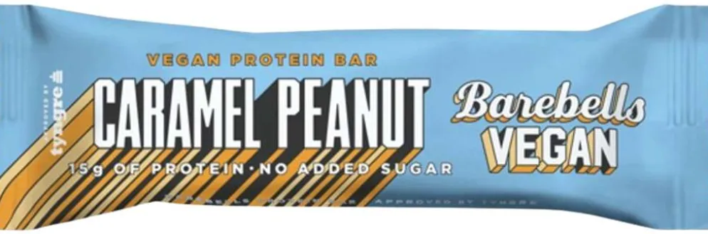 Barebells Vegan Caramel Peanut proteiinipatukka 55g