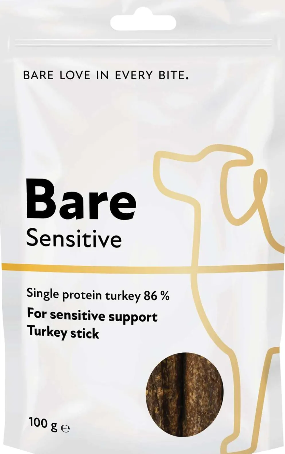 Bare Sensitive Kalkkuna makupalatikku 100 g