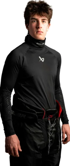 Bauer pitkähihainen kaulasuojapaita SR musta XL