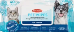 Best Friend Lemmikin puhdistusliinat 40 kpl 30 x 20 cm, hajusteeton