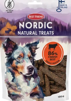 Best Friend Nordic Natural Treats härkä 100 g