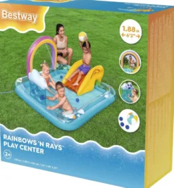 Bestway Rainbows 'n rays leikkikeskus 188 x 150 x 89 cm
