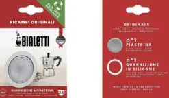Bialetti Tiiviste ja filtteri 6 k, Moka Ind ja 4 k, Brikka
