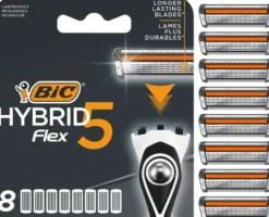 BIC Hybrid Flex 5 varaterät 8kpl