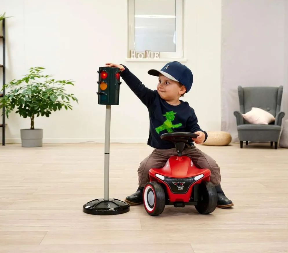 BIG Liikennevalot, joissa jalusta sekä valo- ja äänitoiminto, korkeus 71 cm