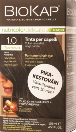 Biokap nutricolor delicato rapid 1.0 natural black