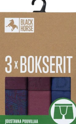 Black Horse miesten bokserit 3-pack I153