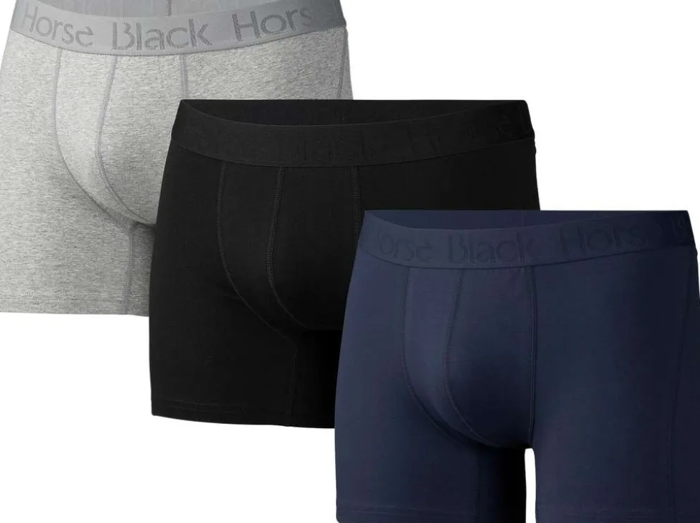 Black Horse miesten bokserit 3-pack I125