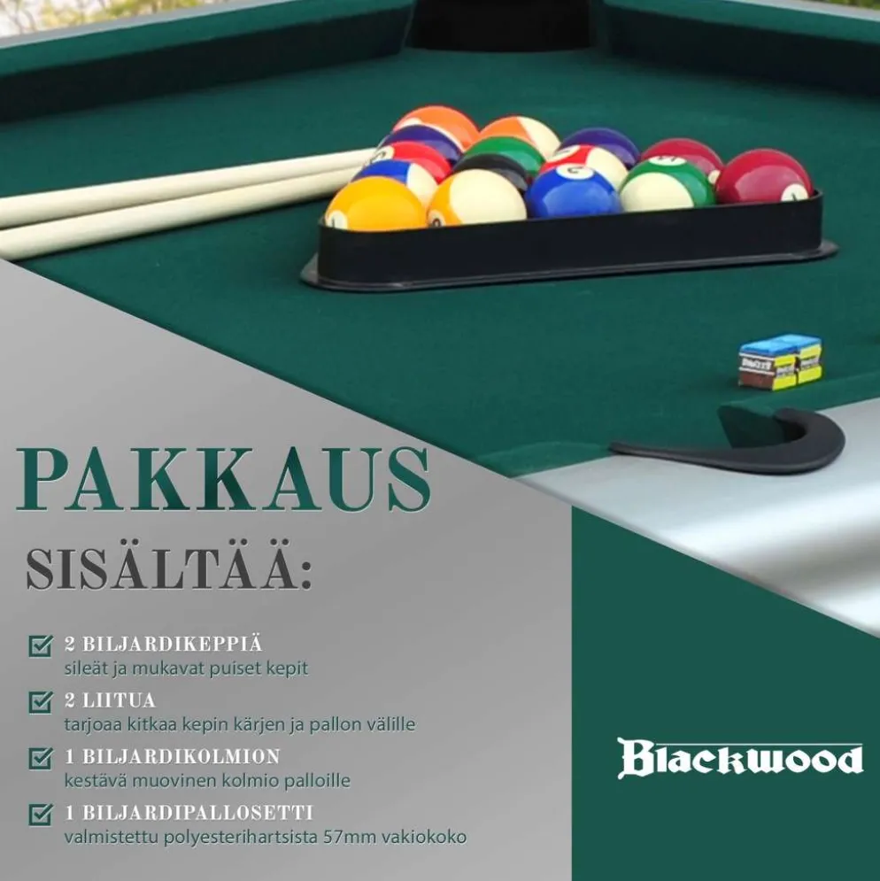 Blackwood Biljardipöytä Outdoor 8