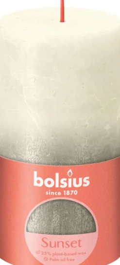 Bolsius RUSTIIKKI PK 130/68 Sunset champagne