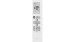 Bosch Climate 5100i 25-he ilmalämpöpumppu valkoinen asennettuna
