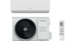 Bosch Climate 5100i 25-he ilmalämpöpumppu valkoinen asennettuna