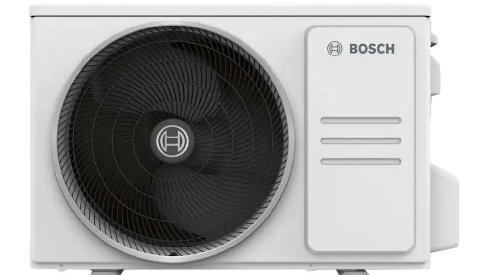 Bosch Climate 5100i 25-he ilmalämpöpumppu valkoinen asennettuna