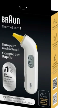 Braun korvakuumemittari IRT3030