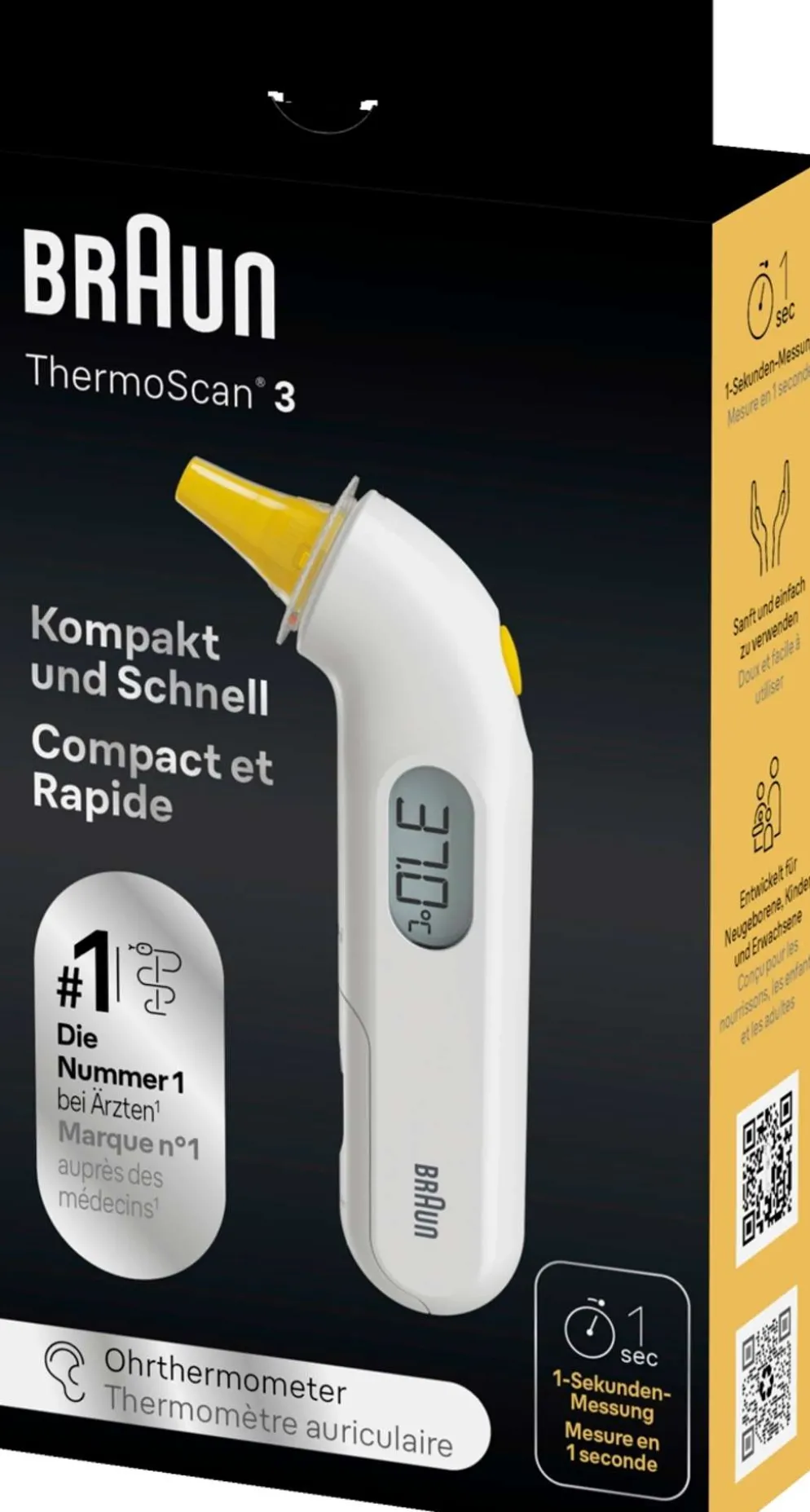 Braun korvakuumemittari IRT3030
