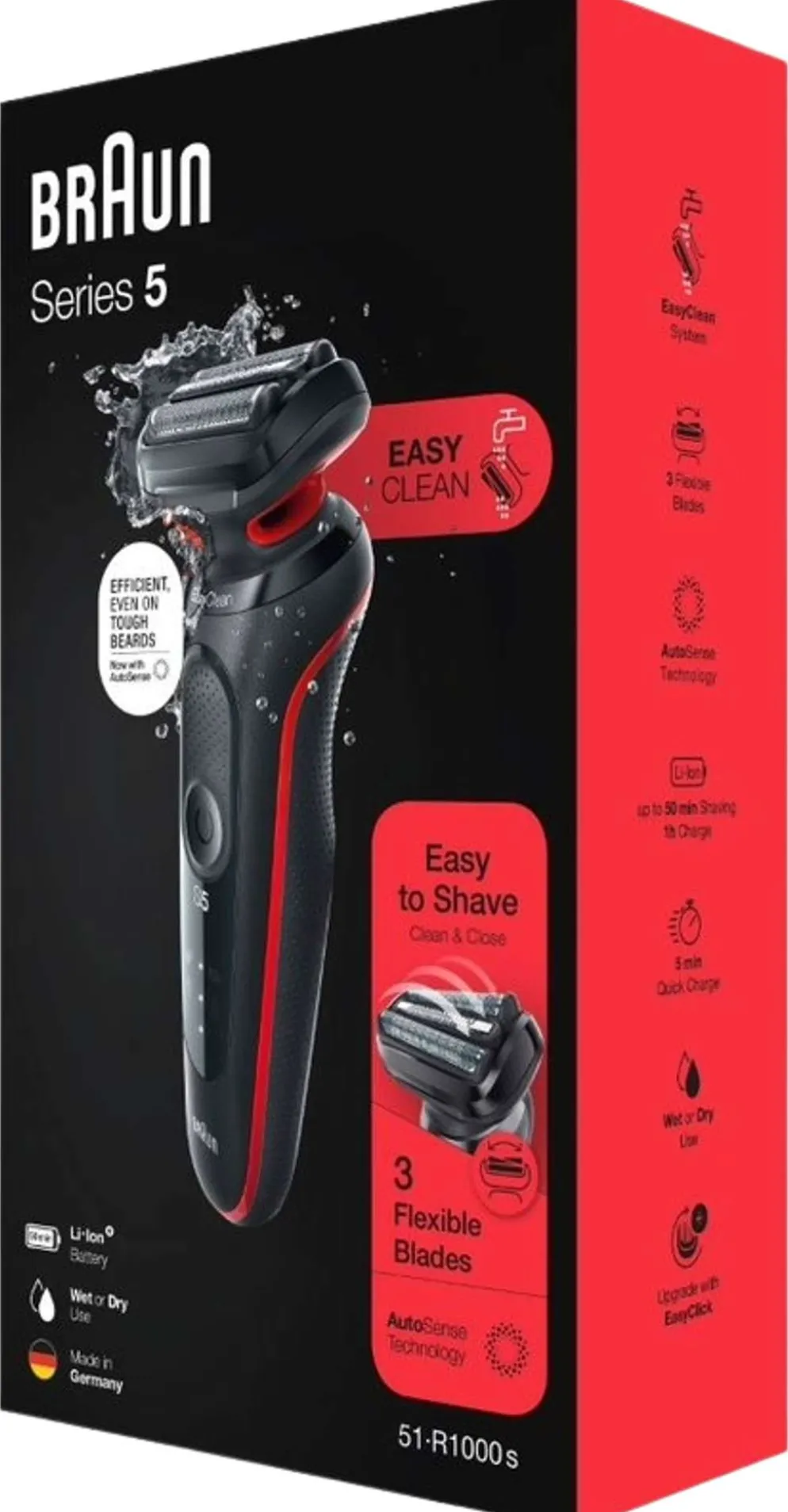 Braun Partakone Wet & Dry Series 5 51R1000S