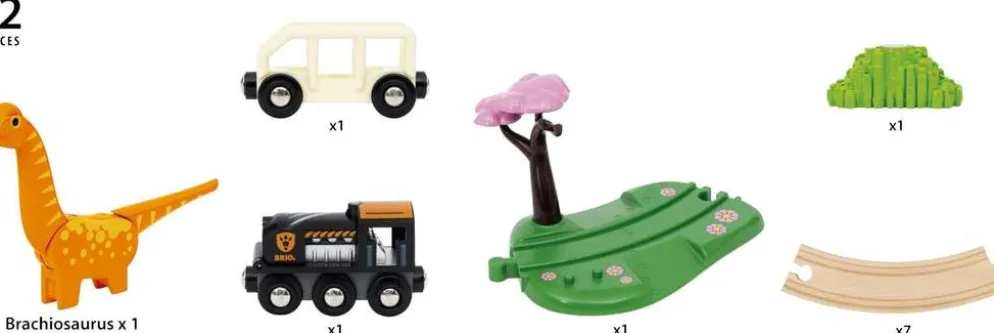 BRIO Dinosaurus ympyräratasetti