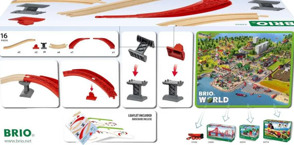 BRIO Nousevat kaarteet ratapaketti