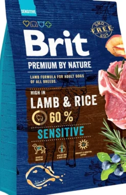 Brit Premium by Nature Sensitive lammas herkkävatsaisille koirille 3 kg
